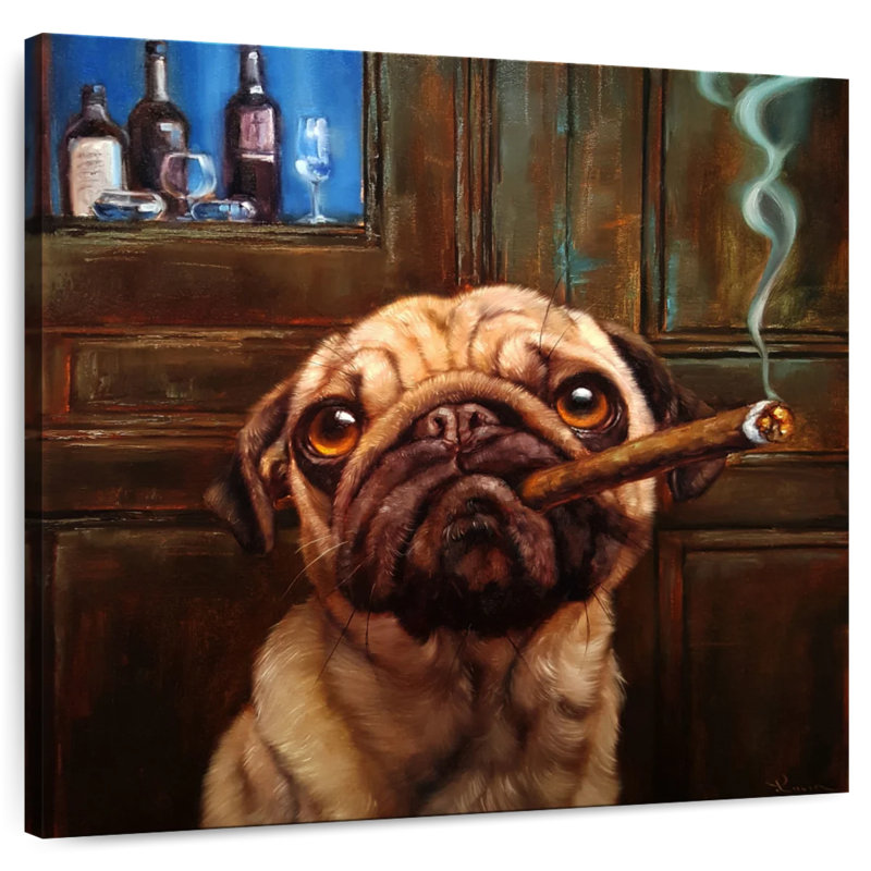 Ketti Uptown Pug, 30" H x 30" W