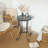 Patio Side Table with Shelf