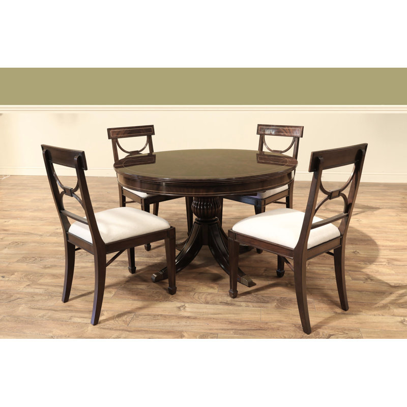 Upholstered Dining Chair, Walnut