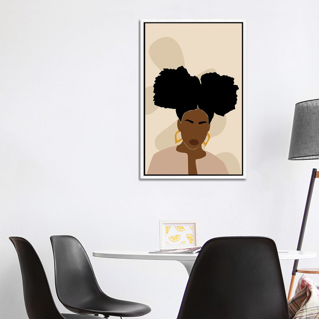 Afro Girl Abstrakte Kunst