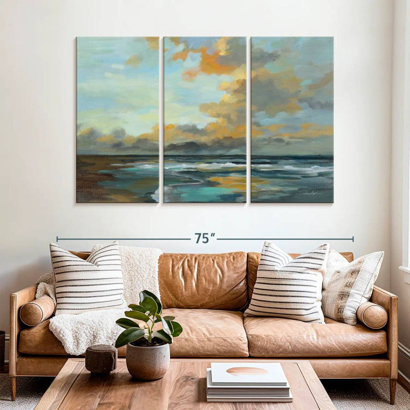 Gillard Oceanside Sunset, 42" H x 65" W