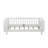 Twin Size Wood Platform Bed for Kids, Wood Low Profile Twin Bed with Rails for Girls and Boys-1057197070