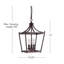 Luminaire suspendu géométrique à 3 lumières Alysee-21754358