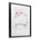 Graffiti Baseball Drip, reproduction encadrée sous verre, conception de Marcus Prime