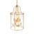 Classical / Traditional 8 - Light Clear Glass Lantern Style Cylinder Pendant-542516326