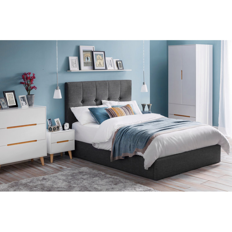 Heriberto 80cm W 3 - Drawer Chest of Drawers, White