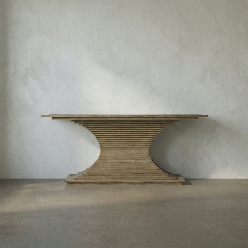 Cambio 72'' W Console Table, Bleached Walnut