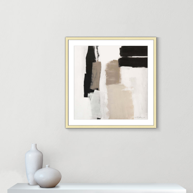 «Earth Scapes II-A» par Casa Fine Arts, Cadre doré encadré, H 27,5 po x l 27,5 po x P 0,75 po