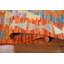 Tapis multicolore à motif oriental kilim 3 x 4