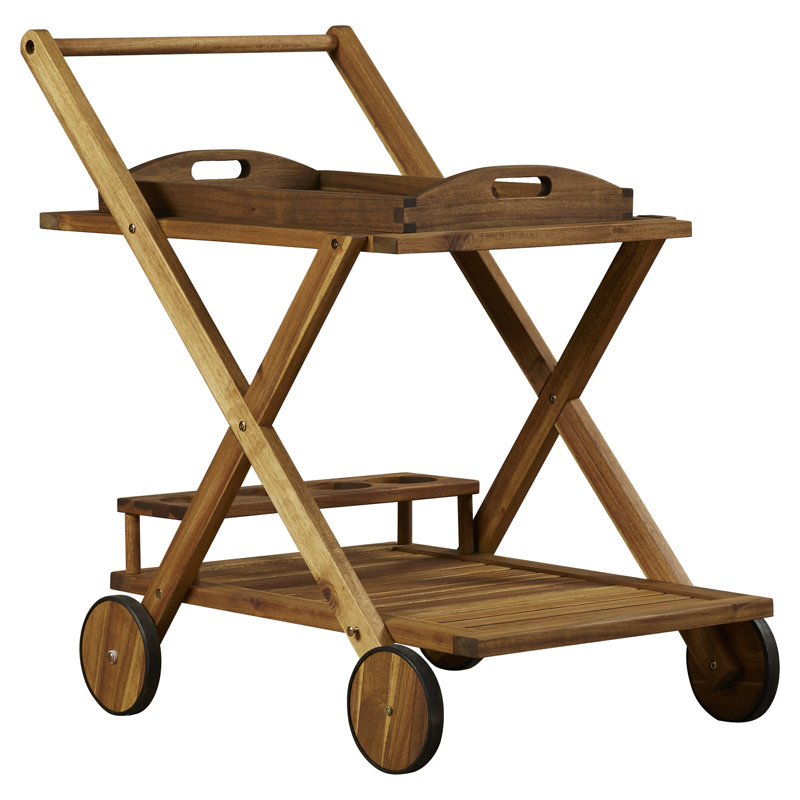 Lathaniel Wood Bar Cart