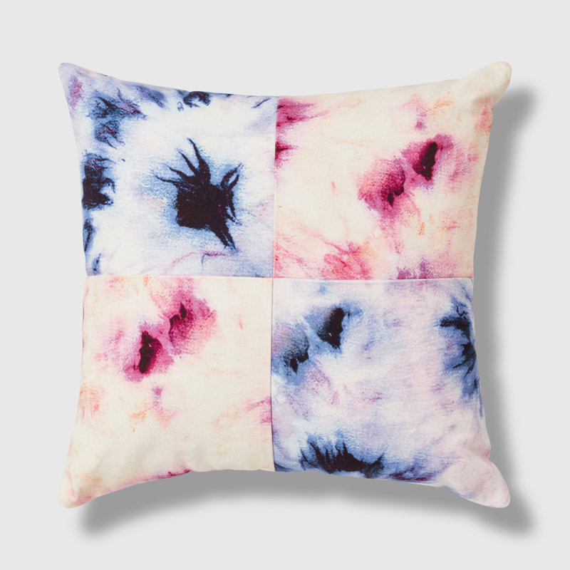 Cotton Reversible Throw Pillow