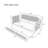Traditional Style Rattan Twin Size Daybed With Twin Size Trundle For Limited Space, Guest Room, No Box Spring Needed,Antique Walnut (Old SKU: BS701P193919D)