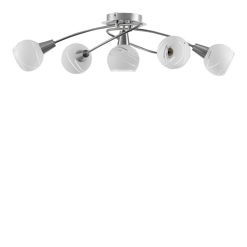 Glass Semi Flush Mount