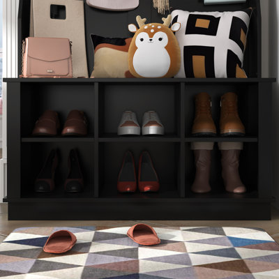 40'' Wide Hall Tree With Bench And Shoe Storage Cube