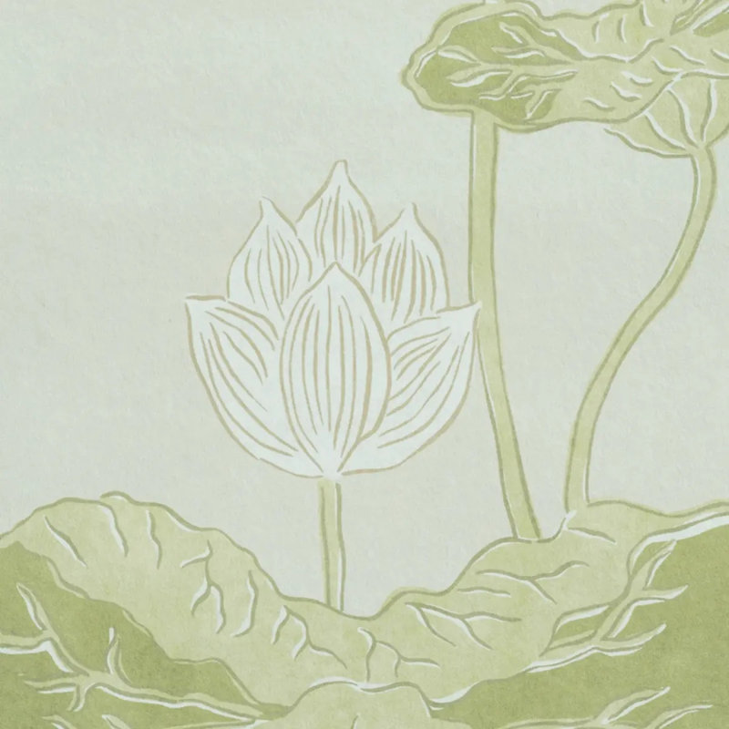 Kireina Lotus Panel Set, White Ivory