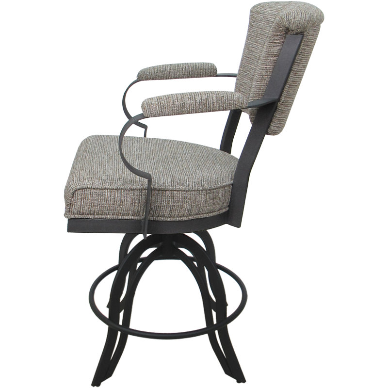 Tabouret de bar Vickky, Gris