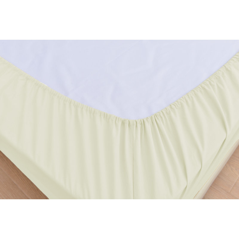 Ensemble de draps en rayonne de bambou, Complète, Ivoire