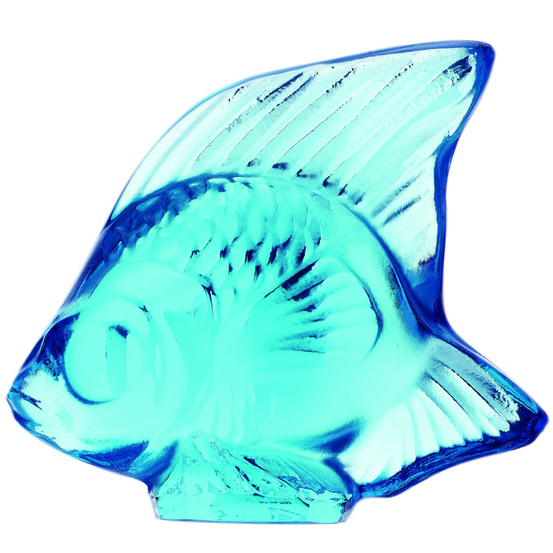 Fish Figurine, Light Blue