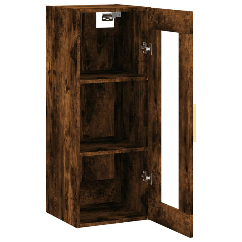 Merin Bathroom Cabinet, Smoked Oak