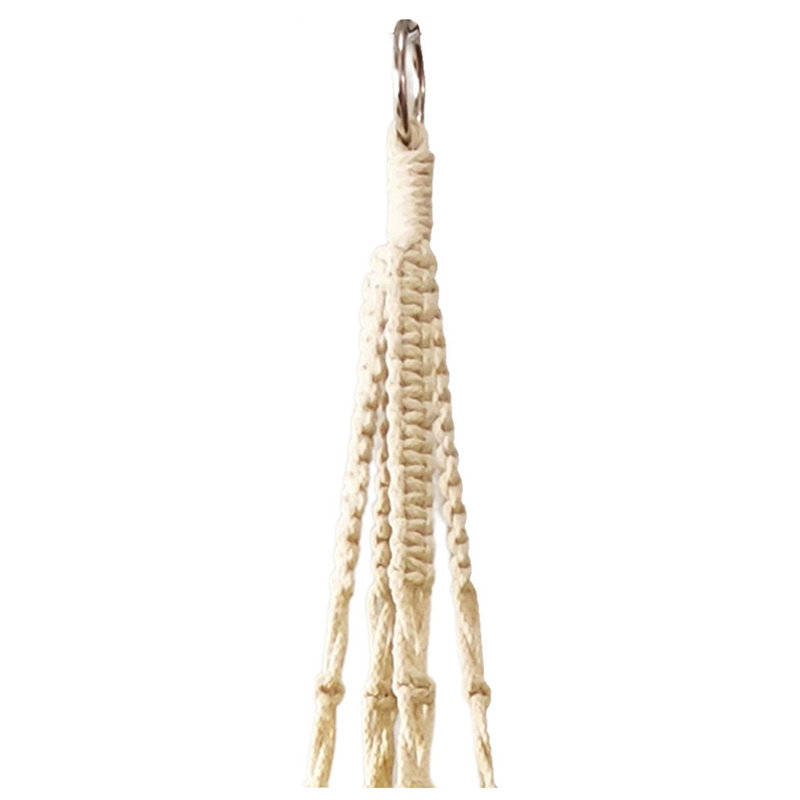 Cintre à 2 niveaux Macrame, H 55 po x l 6 po x P 6 po