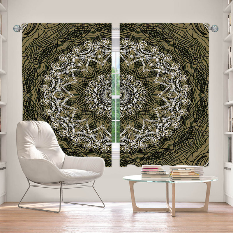 Desautels Room Darkening Curtains / Drapes Pair, 40" W x 52" L