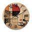 Horloge murale en bois surdimensionné Belge-901940513