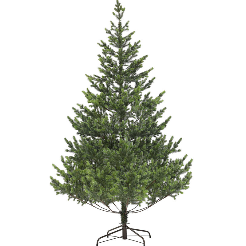 Arbre de Noël artificiel 7 pi, cèdre réaliste clairsemé avec 2901 pointes, assemblage facile, arbre de Noël articulé pour les vacances au bureau à domicile