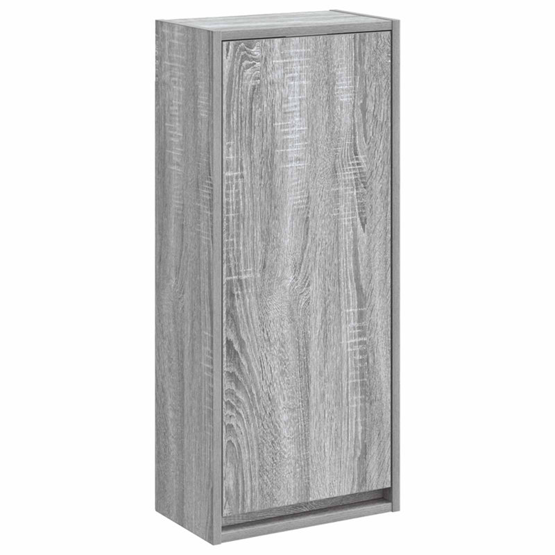 Engineered Wood Linen Cabinet, Grey Sonoma