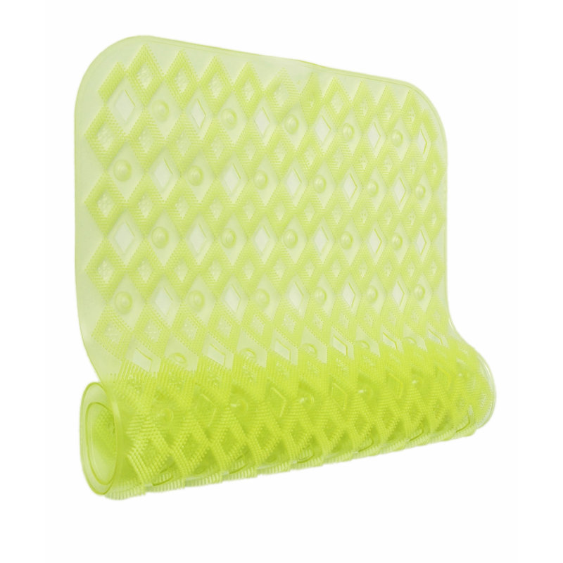 Tapis de douche pour baignoire de bain Theriot, Vert