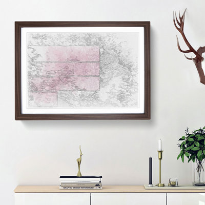 Stacked Bars in Abstract - Framed Print