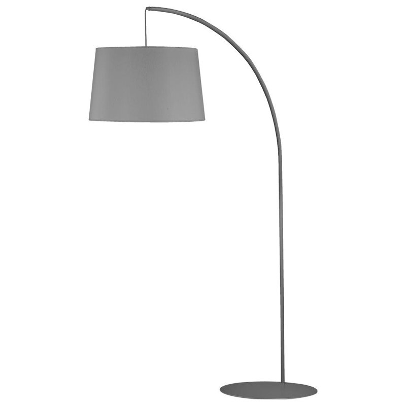 Avdie 200cm Arched Floor Lamp, Grey