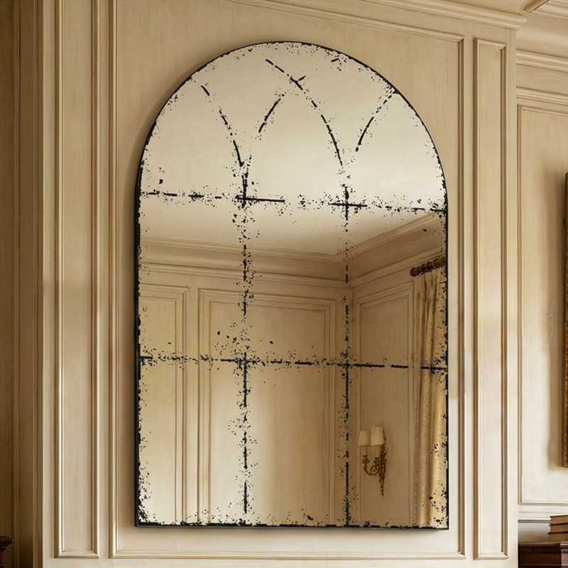 Semicircular Wall-mounted Mirror