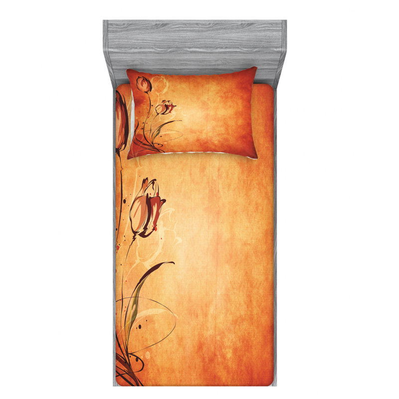 Microfiber Sheet Set, Twin XL Sheet Set with Fitted Sheet