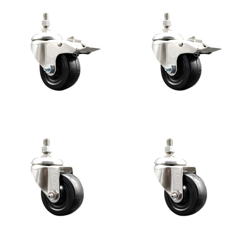 Soft Rubber Casters