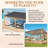Patio Wood Lean To Hardtop Pergolas-123946814