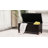  33.3" Faux Leather Rectangle Storage Ottoman Bench For Living Room-333712974