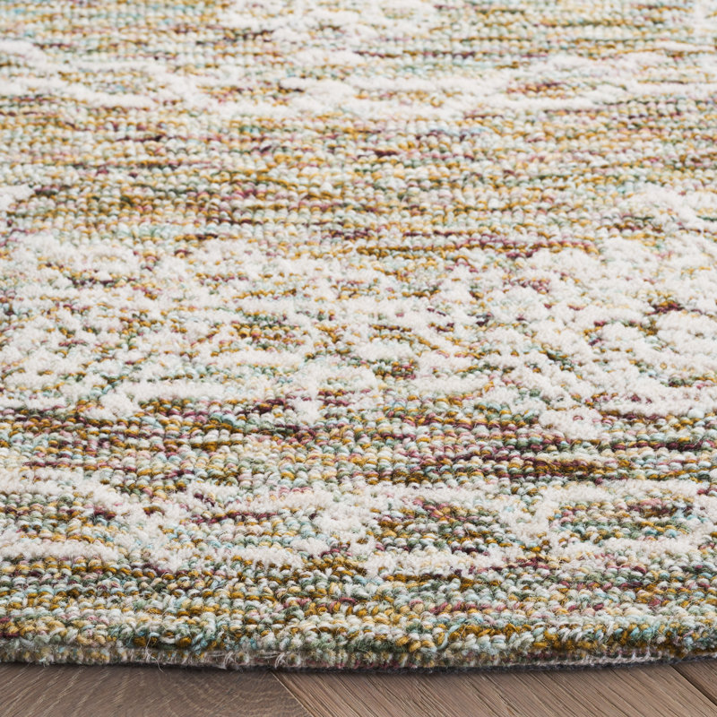 Metro Hand Tufted Wool Pile Oriental Rug, Round 6'
