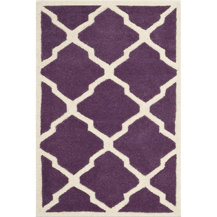 Carolene Hand Tufted Wool Geometric Rug