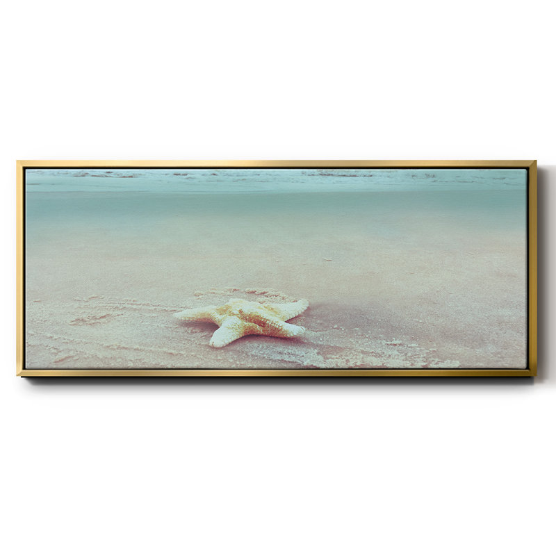 Beach Set Starfish - Toile encadrée, H 20 po x l 50 po
