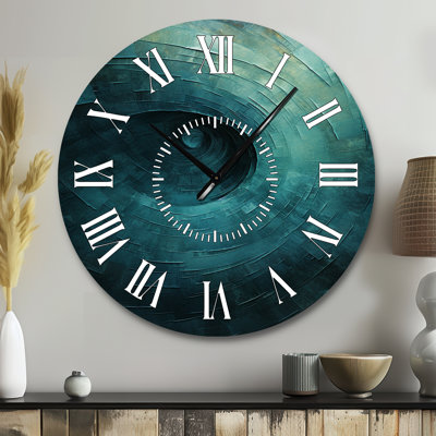 Horloge murale Teal
