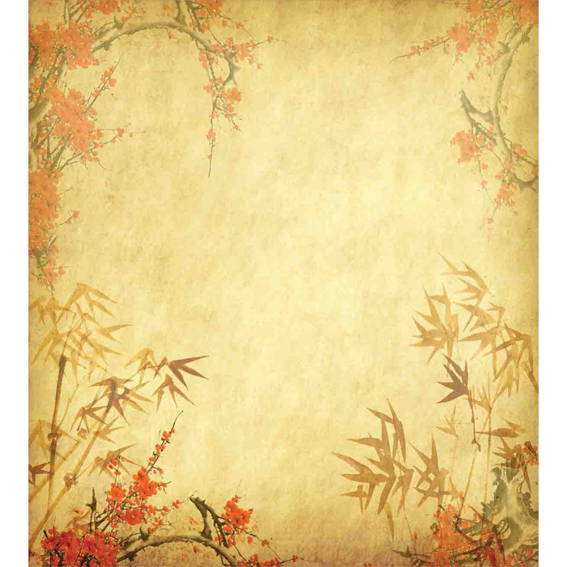 Eclectic Polyester Floral Duvet Cover, King Duvet Cover + 2 Shams
