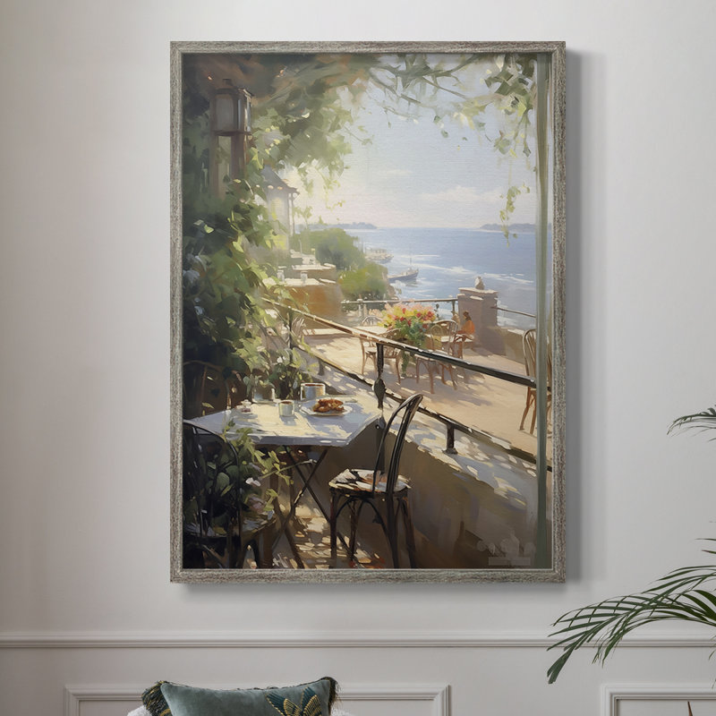 Reproduction encadrée FLORAL Series DCCXL III - bois massif, H 15 po x l 12 po