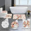 Ensemble de 4 tapis pour salle de bain, lavabo, joyeuses Pâques