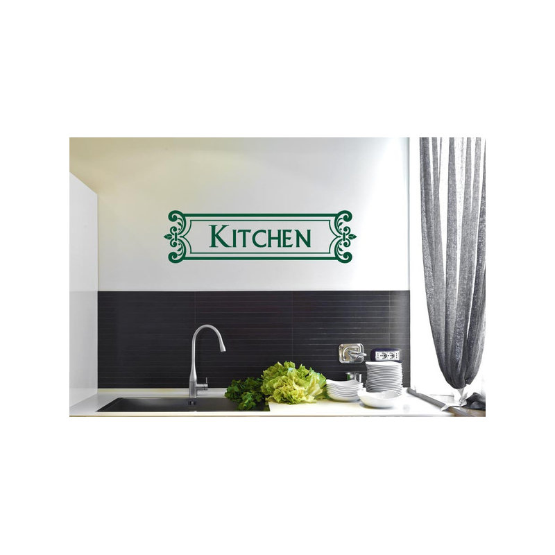 Wall Decal, Dark Green, Large