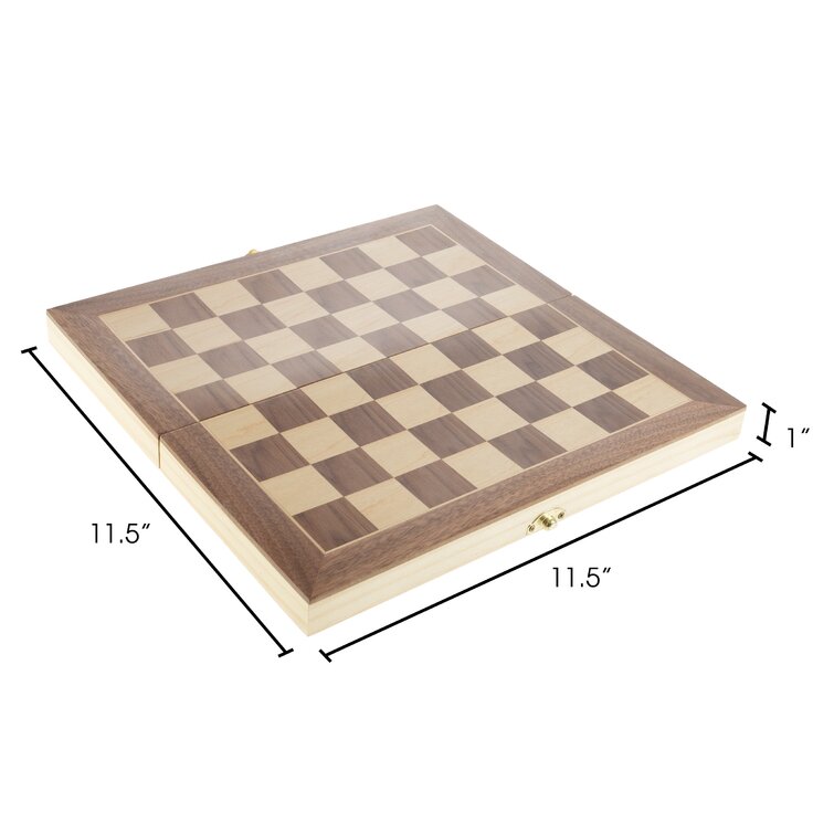 Hey! Play! 2 Player Wood Chess & Reviews