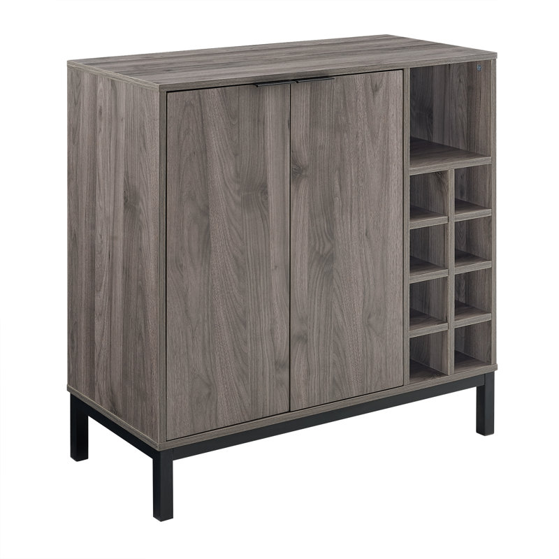 Wadlington Solid Wood Accent Chest, Slate Grey