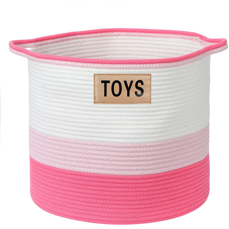 Panier de jouets en tissu