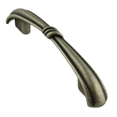 3" Bundled Reed Pull Antique Pewter
