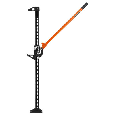 Heavy Duty High Lift Farm Jack – 7000 lbs Capacity – Ideal for Off-Road Recovery, Trucks, SUVs, Tractors – Anti-Slip Orange Handle, Black Non-Slip Grip – 33-inch | Orange handle | Black non-slip grip