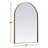 Sabine Metal Arch Wall Mirror-272105253-272105434